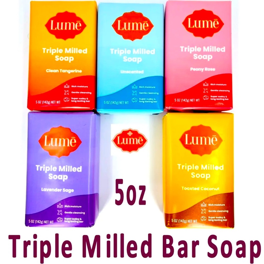 5oz Bar Soap Choose Your Favorite Scent All Natural & Triple Milled